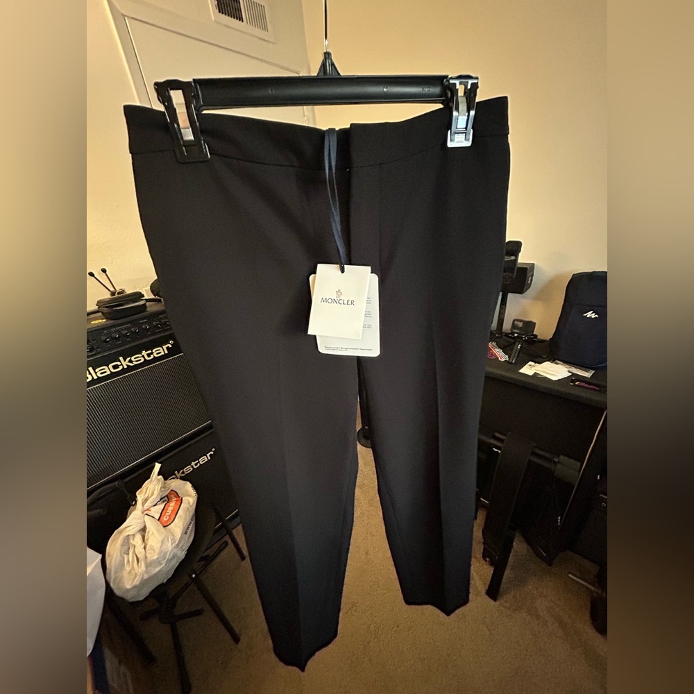 NWT Moncler Black pants Size 44EU/8US
